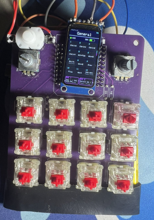Micropad custom mechanical shortcut keypad