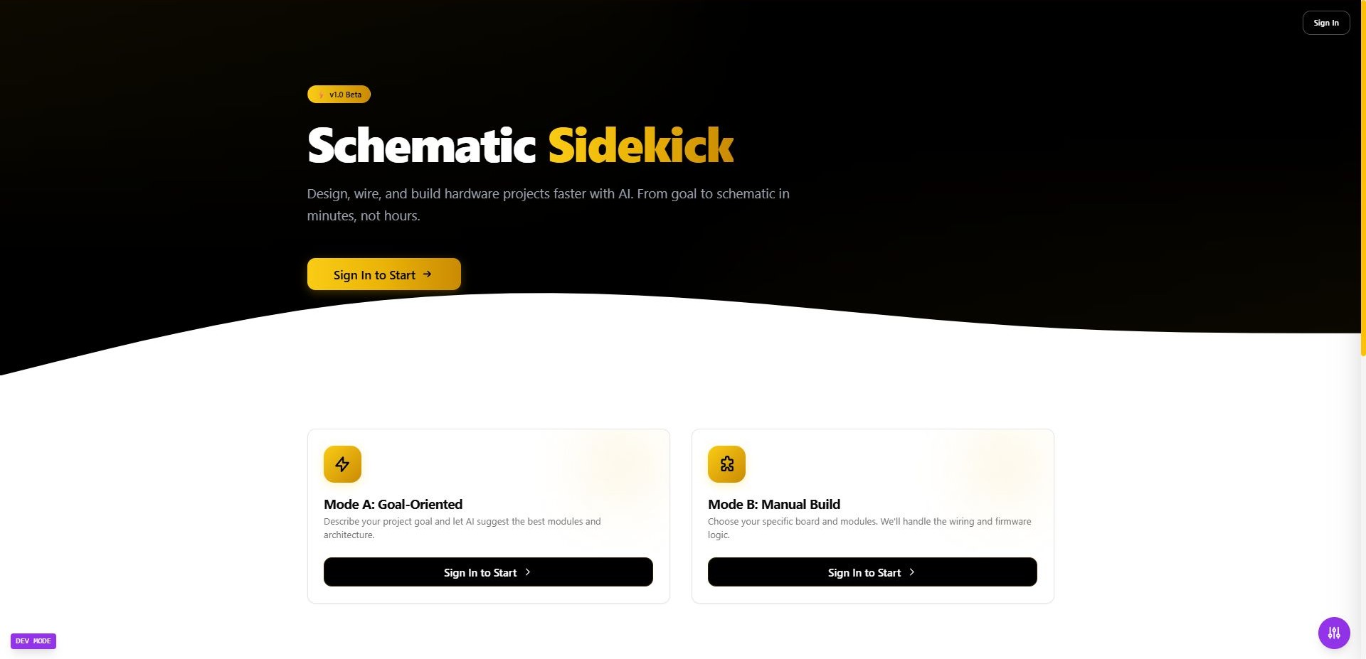 Schematic Sidekick AI design tool